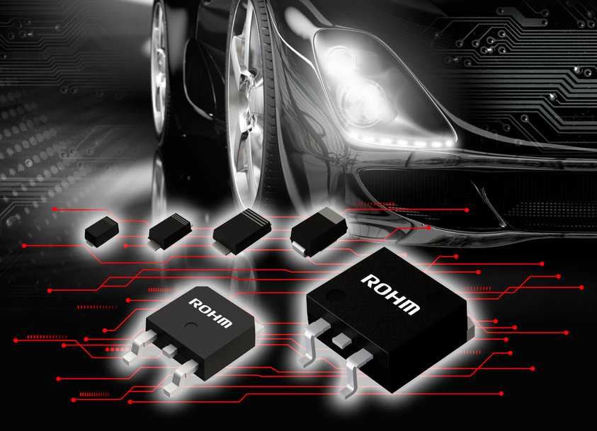 ROHM espande alle applicazioni automotive la sua linea di diodi a barriera Schottky (SBD), apprezzata dal mercato per le caratteristiche di compattezza ed alta efficienza